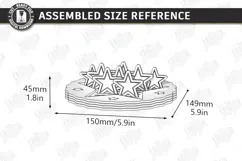 Embroidery Floss Organizer Stand Laser Cut | Bobbin Tray SVG Product Image 2