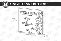 Wedding Welcome Signs Laser Bundle | Wedding Reception Decor Product Image 7