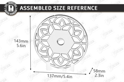 Wooden Table Clock Laser Cut Bundle | Desktop Clock Stand Product Image 12
