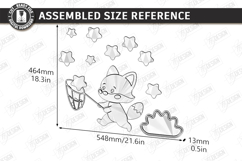 Nursery Luminous Wall Décor Laser Cut Bundle | Night Light Product Image 2