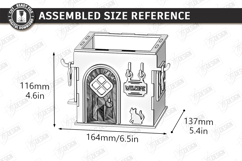 Miniature House Planter Laser Cut | Succulent Pot | Garden Product Image 2