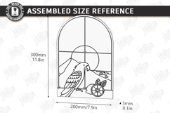 Paint by Numbers Laser Cut | Paintable Wood Art | Painting Product Image 2