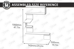 Corner Shelf Laser Cut Bundle | Wall Shelf | Home Decor SVG Product Image 2