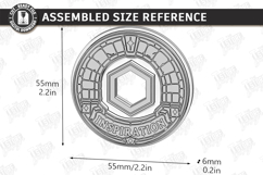 RPG Bardic Inspiration Token Laser Cut | Tabletop Gaming SVG Product Image 2