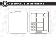 Easel For Drawing Laser Cut | Wooden Tabletop Paint Easel Product Image 2