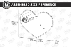 Valentine Flower Holders Card Laser Bundle | Bouquet Holders Product Image 7