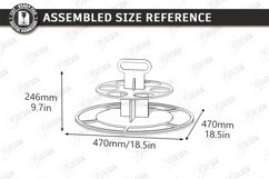 Outdoor Beer Tiered Tray Laser Cut | Portable Drinks Holder Product Image 2