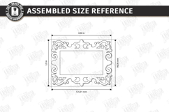 Fridge Magnet Frame Laser Cut Bundle | Magnetic Photo Frame Product Image 2