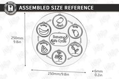 Life Cycle Puzzle Laser Cut Bundle | Montessori | Kids Laser Product Image 17