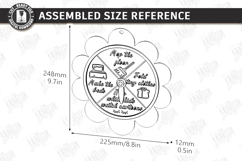 Mom Chore Wheel Laser Cut | Chore Chart | Mom Life SVG | CNC Product Image 2