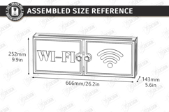 Decorative Wi-Fi Router Hiding Box Laser Cut Bundle | Home Product Image 23