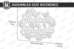 Inspirational Quotes Decor Laser Cut Bubdle | Wall Art SVG Product Image 2