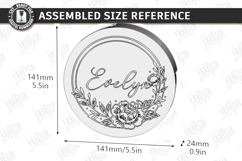 Jewelry Box with Mirror Laser Cut | Floral Jewelry Organizer Product Image 2