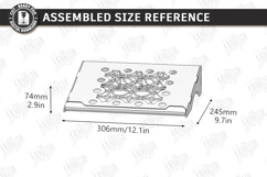 Laptop Stand Laser Cut | Notebook Holder | Office Decor |CNC Product Image 2