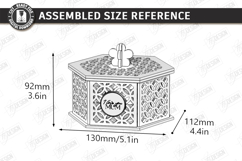 Mother's Day Gift Box Laser Cut | Floral Box | Jewelry Box Product Image 2