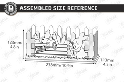 Easter Decor Laser Cut | Spring Floral Box | Easter Basket Product Image 2