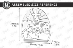 Easter Candle Holder Laser Cut | Christian Scene | Religion Product Image 2