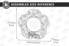 Mother's Day Photo Frame Laser Cut | Floral Picture Frames Product Image 2