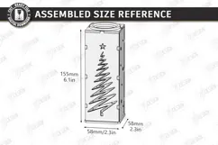 Christmas Advent Candle Holder Laser Cut Kit | Holiday Laser Product Image 6