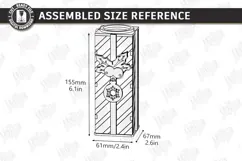Christmas Advent Candle Holder Laser Cut Kit | Advent Block Product Image 6