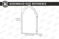 Stained Glass Wall Art Laser Cut Bundle | Arch Window Frames Product Image 23