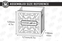 Mini Wooden Gift Boxes Laser Cut Bundle| Wedding Favor Boxes Product Image 12