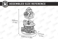 Home Cinema Tiered Tray Laser Cut Bundle|Home Theater Signs Product Image 2