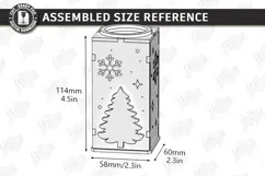 Christmas Advent Candle Holder Laser Cut Kit | Advent Block Product Image 5