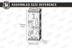 Christmas Advent Candle Holder Laser Cut Kit | Holiday Laser Product Image 5