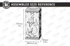 Christmas Advent Candle Holder Laser Cut Kit | Holiday Laser Product Image 6