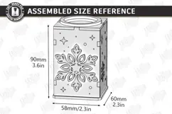 Christmas Advent Candle Holder Laser Cut Kit | Advent Block Product Image 6