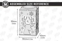 Christmas Advent Candle Holder Laser Cut Kit | Advent Block Product Image 2