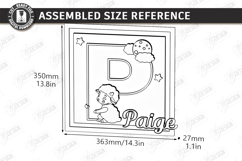 Nursery Name Sign Alphabet Laser Cut | Wall Monogram | Sheep Product Image 3