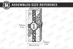 Christmas Advent Candle Holder Laser Cut Kit | Holiday Laser Product Image 7