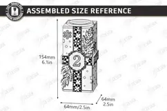 Christmas Advent Candle Holder Laser Cut Kit | Holiday Laser Product Image 2