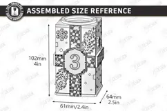 Christmas Advent Candle Holder Laser Cut Kit | Holiday Laser Product Image 3
