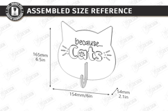 Pet Hair Roller Holder Laser Cut | Pet Accessory Organizer Product Image 2