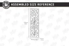 Stained Glass Bookmark Laser Cut | Faux Stained Glass Window Product Image 2