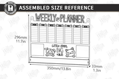 Kids Weekly Wall Planners Laser Cut Bundle | Nursery Decor Product Image 4