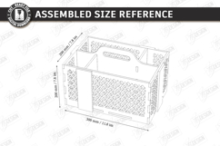 Cleaning Caddy Organizer Laser Cut | Wooden Storage Box SVG Product Image 3