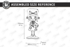 Halloween Standing Character Laser Cut | Cute Monster | CNC Product Image 2