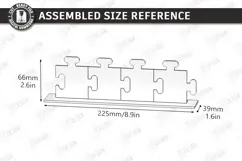 Family Puzzle Photo Frame Laser Cut | Modern Picture Frame Product Image 6