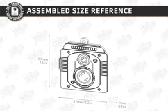 Retro Camera Photo Frame Laser Cut | Vintage Polaroid Style Product Image 2