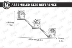 Miniature Wall Fairy Door Laser Cut Bundle | 3D Magic Door Product Image 15