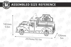 3D Easter Truck Laser Cut | Spring Home Decor Designs Product Image 4