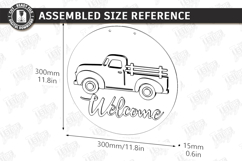 Interchangeable Truck Welcome Signs Laser Cut Bundle | CNC Product Image 10