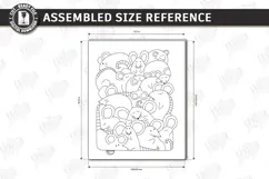 Rats Puzzle Game Laser Cut | Montessori Toy | Kids Laser Product Image 2