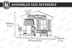 Miniature House Entrance Laser Cut Bundle | 3D Home Decor Product Image 14