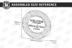 Wedding Welcome Sign Laser Cut | Wedding Reception Decor SVG Product Image 2