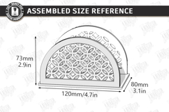 Kitchen Decor Laser Cut Mini Kit | 5 Ornate Wood Designs Product Image 5